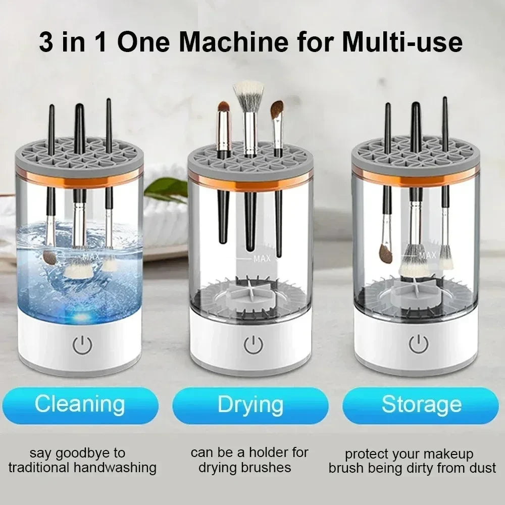 Electric Automatic Rotating Makeup Brush Cleaner